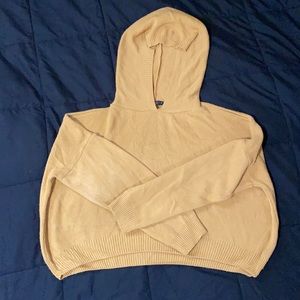 Size Med NastyGal Ribbed slightly cropped pullover